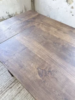 Table chêne massif 1900 style drapière XL 280cm avec allonges
