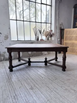 Table chêne style Louis XIV 1900