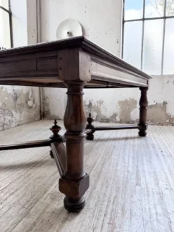 Table chêne style Louis XIV 1900
