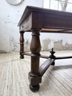 Table chêne style Louis XIV 1900