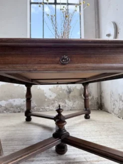 Table chêne style Louis XIV 1900