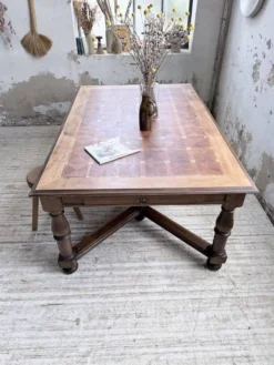Table chêne style Louis XIV 1900