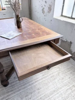 Table chêne style Louis XIV 1900