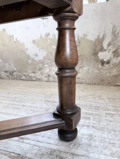 Table chêne style Louis XIV 1900