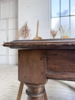 Table chêne style Louis XIV 1900