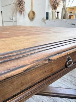 Table chêne style Louis XIV 1900