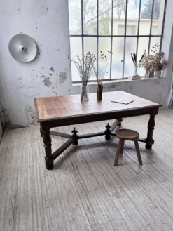 Table chêne style Louis XIV 1900