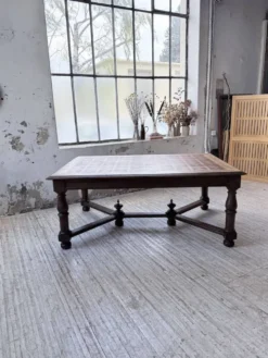 Table chêne style Louis XIV 1900