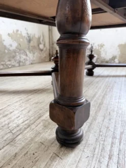 Table chêne style Louis XIV 1900