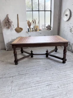 Table chêne style Louis XIV 1900