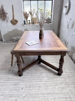 Table chêne style Louis XIV 1900