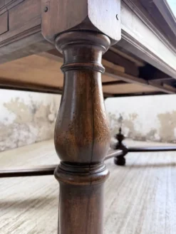 Table chêne style Louis XIV 1900