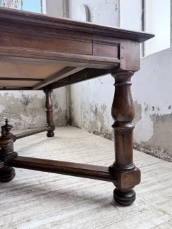 Table chêne style Louis XIV 1900