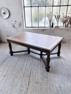 Table chêne style Louis XIV 1900