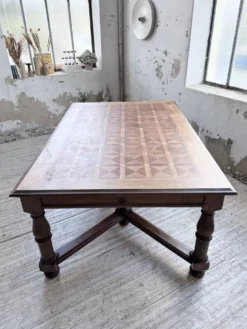 Table chêne style Louis XIV 1900