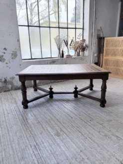 Table chêne style Louis XIV 1900