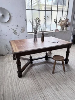 Table chêne style Louis XIV 1900