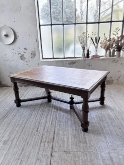 Table chêne style Louis XIV 1900