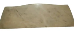 Table console en métal doré et son plateau marbre