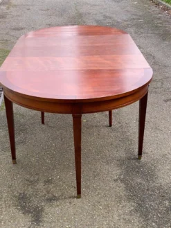 Table console extensible en bois du 19ème avec 3 rallonges