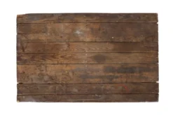 Table console industrielle française en bois, années 1920