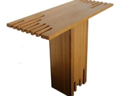 Table console moderniste en bois, Italie