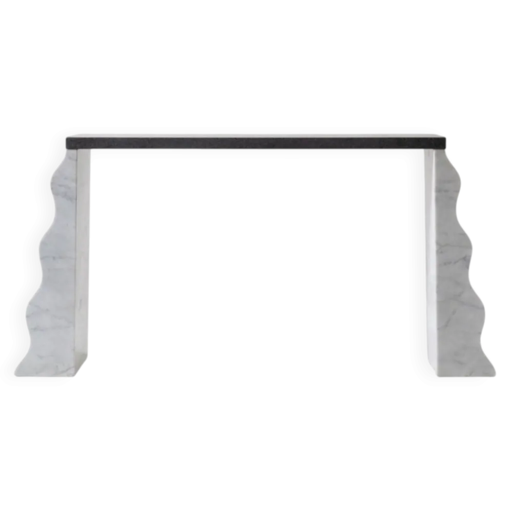 Table Console Montenegro par Ettore Sottsass pour Ultima Edizioni, années 1980.