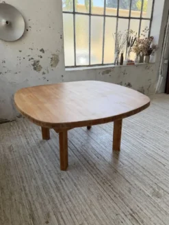 Table constructiviste pin ronde XL