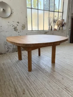 Table constructiviste pin ronde XL