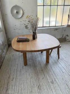 Table constructiviste pin ronde XL