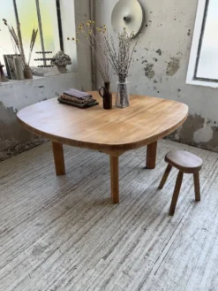 Table constructiviste pin ronde XL