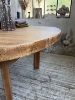 Table constructiviste pin ronde XL