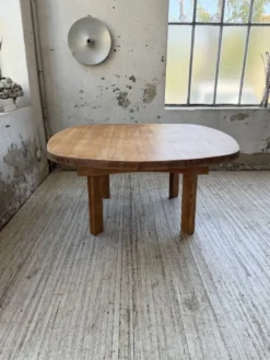 Table constructiviste pin ronde XL