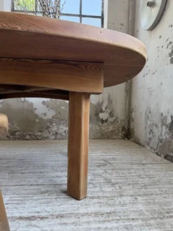 Table constructiviste pin ronde XL