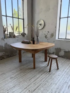Table constructiviste pin ronde XL