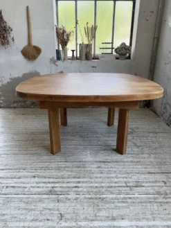 Table constructiviste pin ronde XL