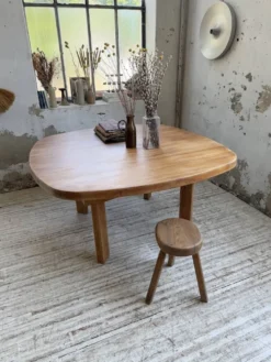 Table constructiviste pin ronde XL