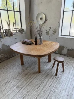 Table constructiviste pin ronde XL