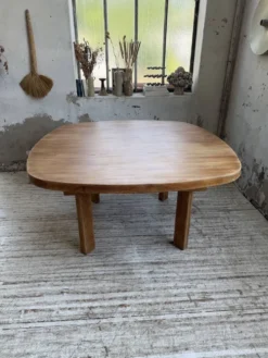 Table constructiviste pin ronde XL