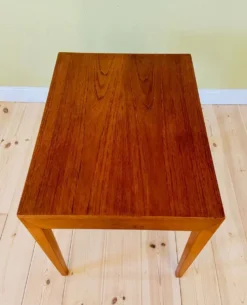 Table à couture vintage danoise en teck par Severin Hansen pour Haslev Furniture 1960