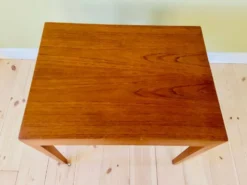 Table à couture vintage danoise en teck par Severin Hansen pour Haslev Furniture 1960