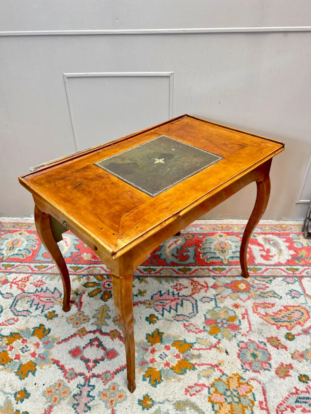 Table à écrire, liseuse en merisier d’époque louis xv, xviii eme siècl