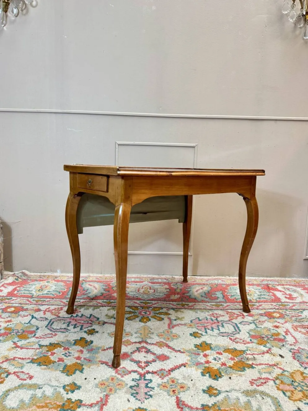 Table à écrire, liseuse en merisier d’époque louis xv, xviii eme siècl