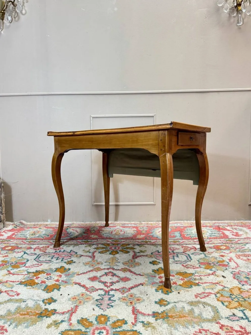Table à écrire, liseuse en merisier d’époque louis xv, xviii eme siècl