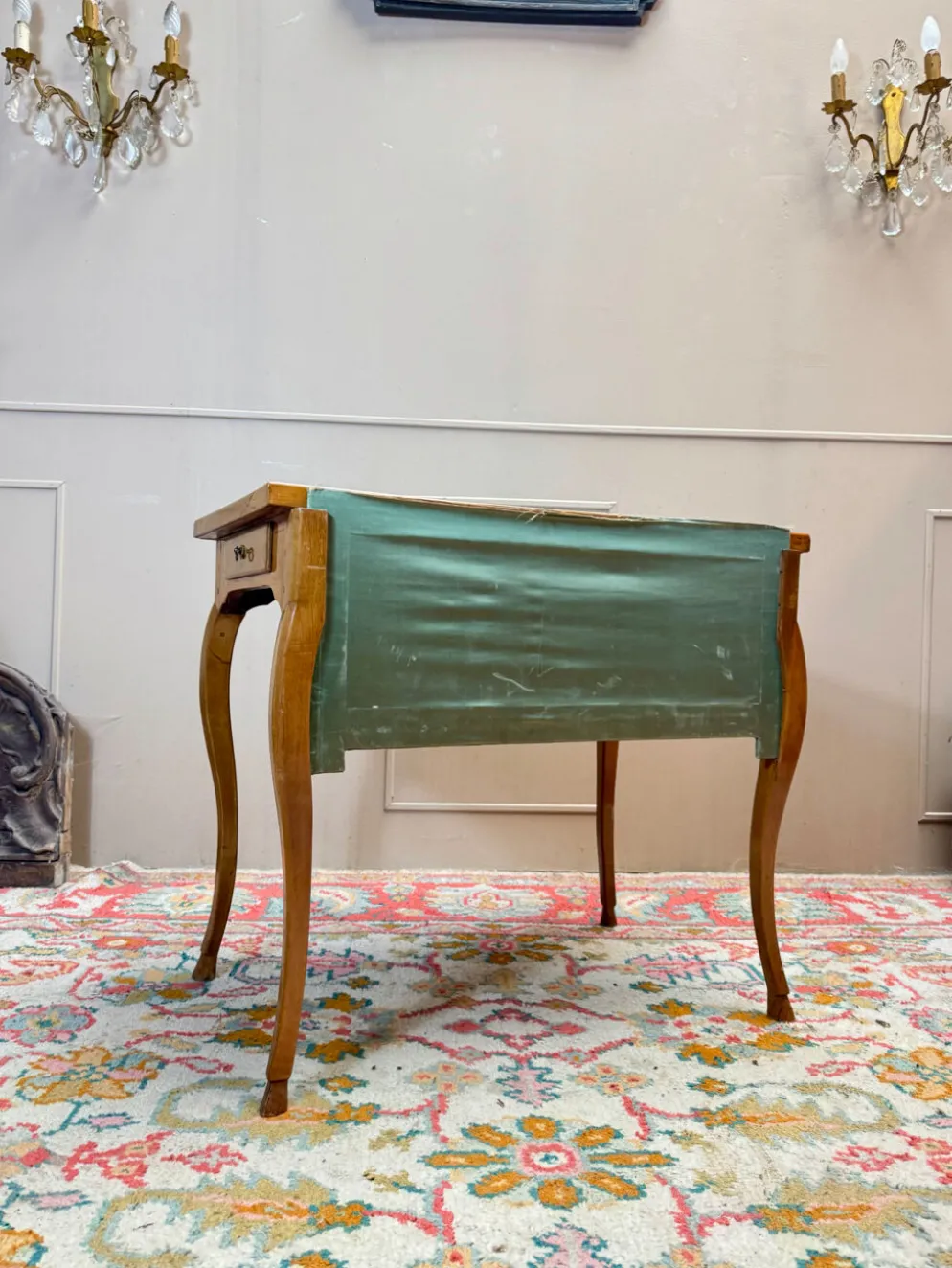 Table à écrire, liseuse en merisier d’époque louis xv, xviii eme siècl