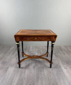 Table à écrire Napoléon III en marqueterie, XIXe siècle