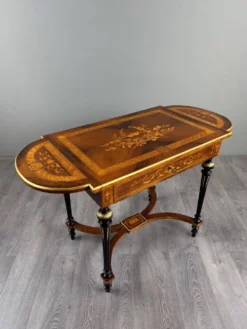 Table à écrire Napoléon III en marqueterie, XIXe siècle