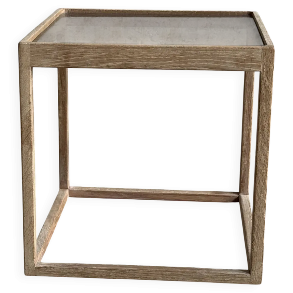 Table cube par Kurt Østervig pour KP Møbler, Danemark années 60.