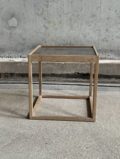 Table cube par Kurt Østervig pour KP Møbler, Danemark années 60.