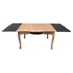 Table damier avec rallonge
